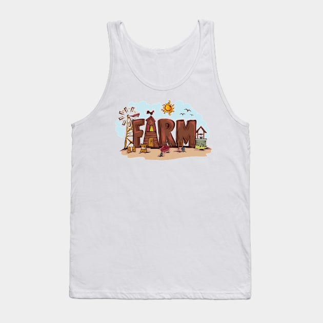 Farm Tank Top by FunnyStylesShop